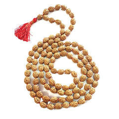 Real 4 Mukhi Rudraksha Mala With Certification