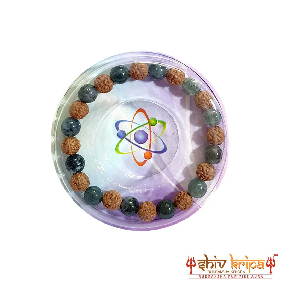 Rudraksha Gemstone Energy Bracelet