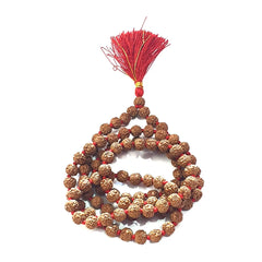 5 Mukhi Rudraksha Chikna Pathari Mala