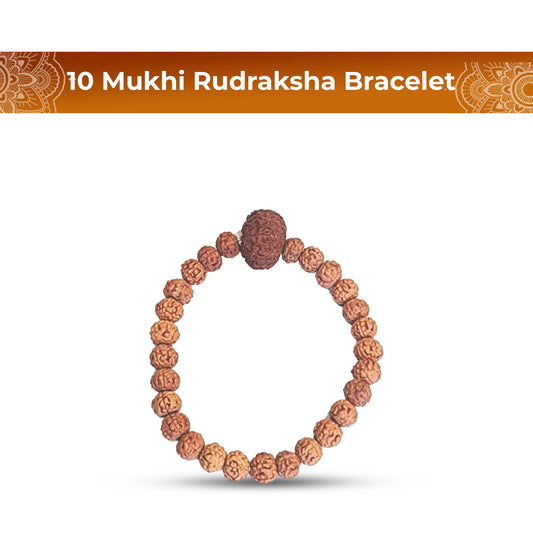 10 Mukhi Rudraksha Bracelet