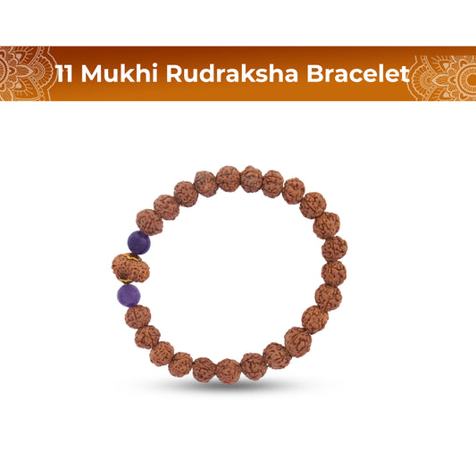 11 Mukhi Rudraksha Bracelet