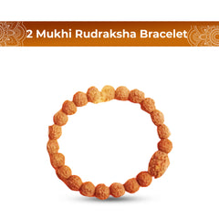 2 Mukhi Rudraksha Bracelet