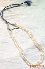 Real Pearl Necklace /Double Line