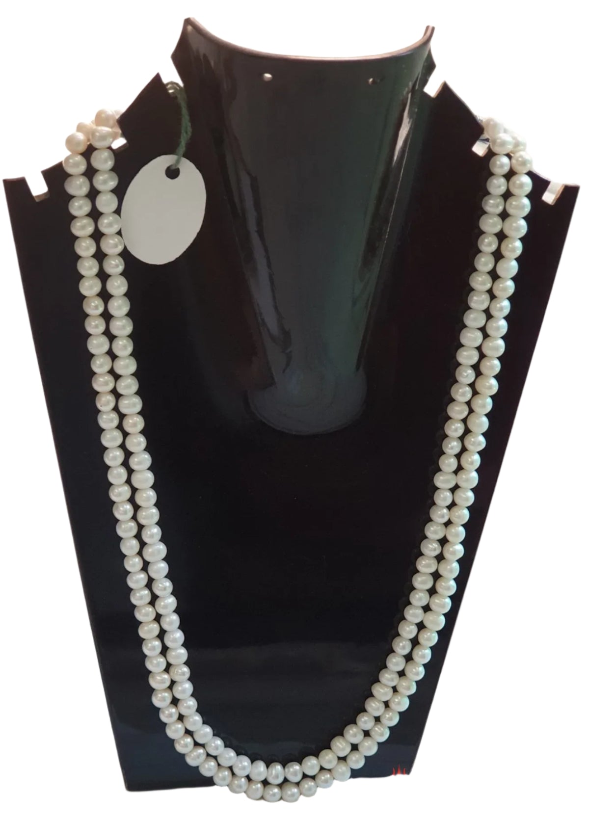 Real Pearl Necklace /Double Line