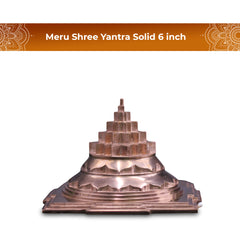 Meru Shree Yantra Solid 6 Inch