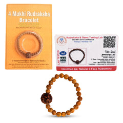 4 Mukhi Rudraksha Bracelet