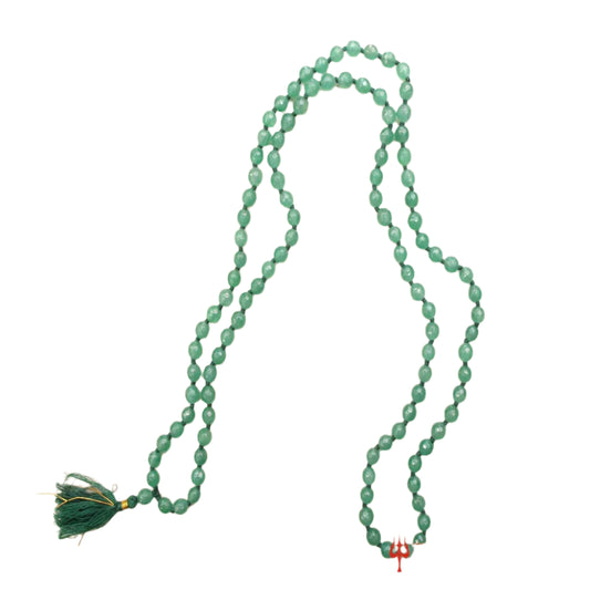 Green Agate Mala