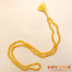 Yellow Agate Mala