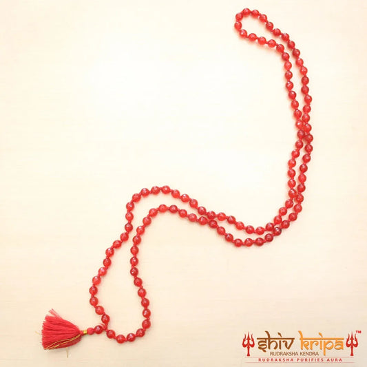 Red Agate Mala