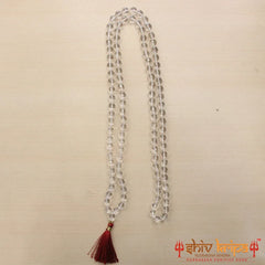 Real Sphatik (Rock Quartz) Mala