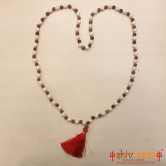 Rudraksha With Pearl Mala