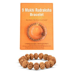 9 Mukhi Rudraksha Bracelet