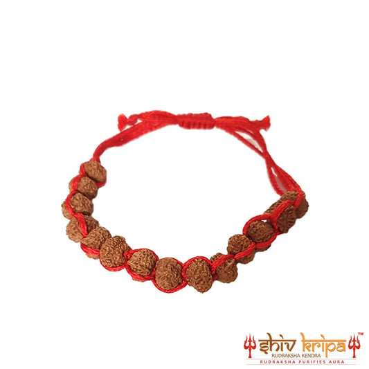 Ganesh rudraksha bracelet 14 beads