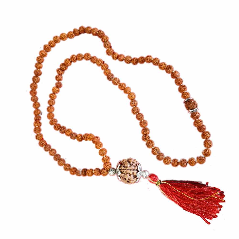 Real 5 Mukhi Rudraksha Mala Nepali