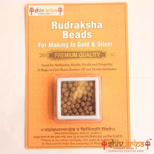 Rudraksha Beads for Making in Gold & Silver