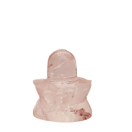 Natural Rock Quartz (Sphatik) Shivling