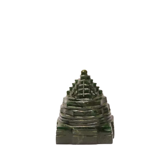 Green Jade Meru Shri Yantra