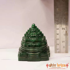 Green Jade Meru Shri Yantra