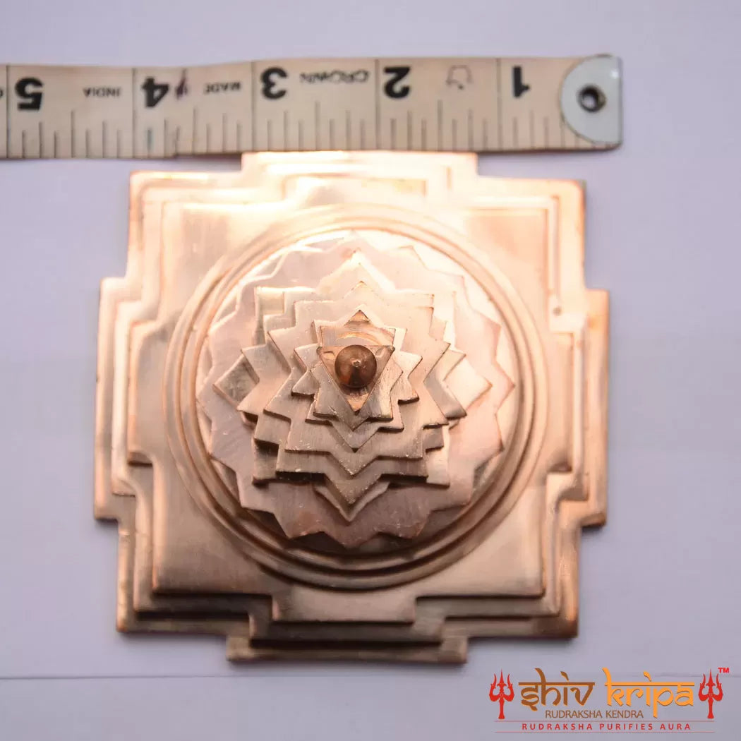 Pure Copper Meru Shri Yantra