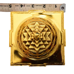 Brass Meru Shri Yantra (Hollow)