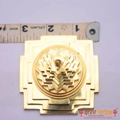 Pure Brass Meru Shri Yantra