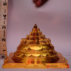 Brass Meru Shri Yantra (Hollow)