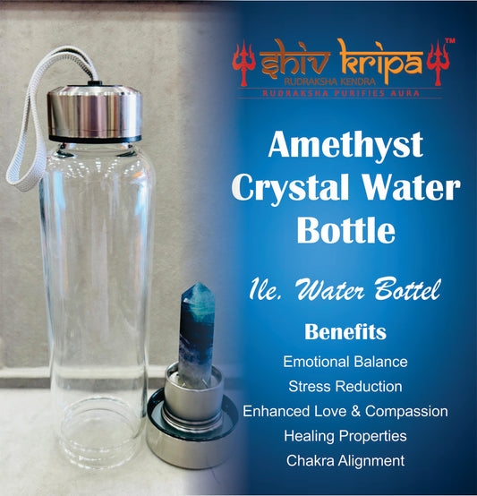 Amethyst Crystal Infused Water Bottle