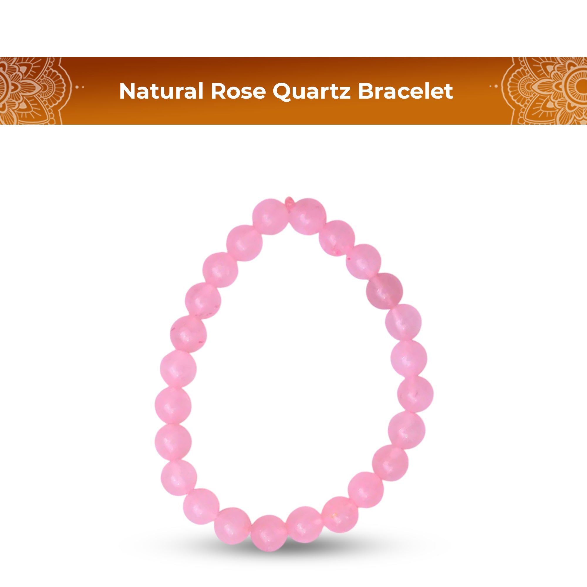 Natural Rose Quartz Bracelet