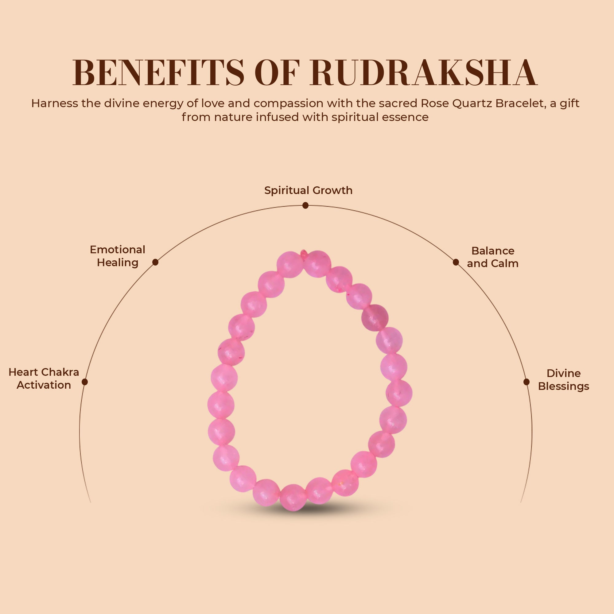 Natural Rose Quartz Bracelet