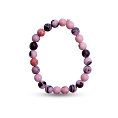 Pink Zebra Stone Bracelet