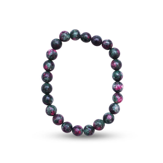 Ruby Zoisite Stone Bracelet