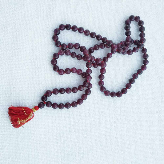 Real Garnet Mala