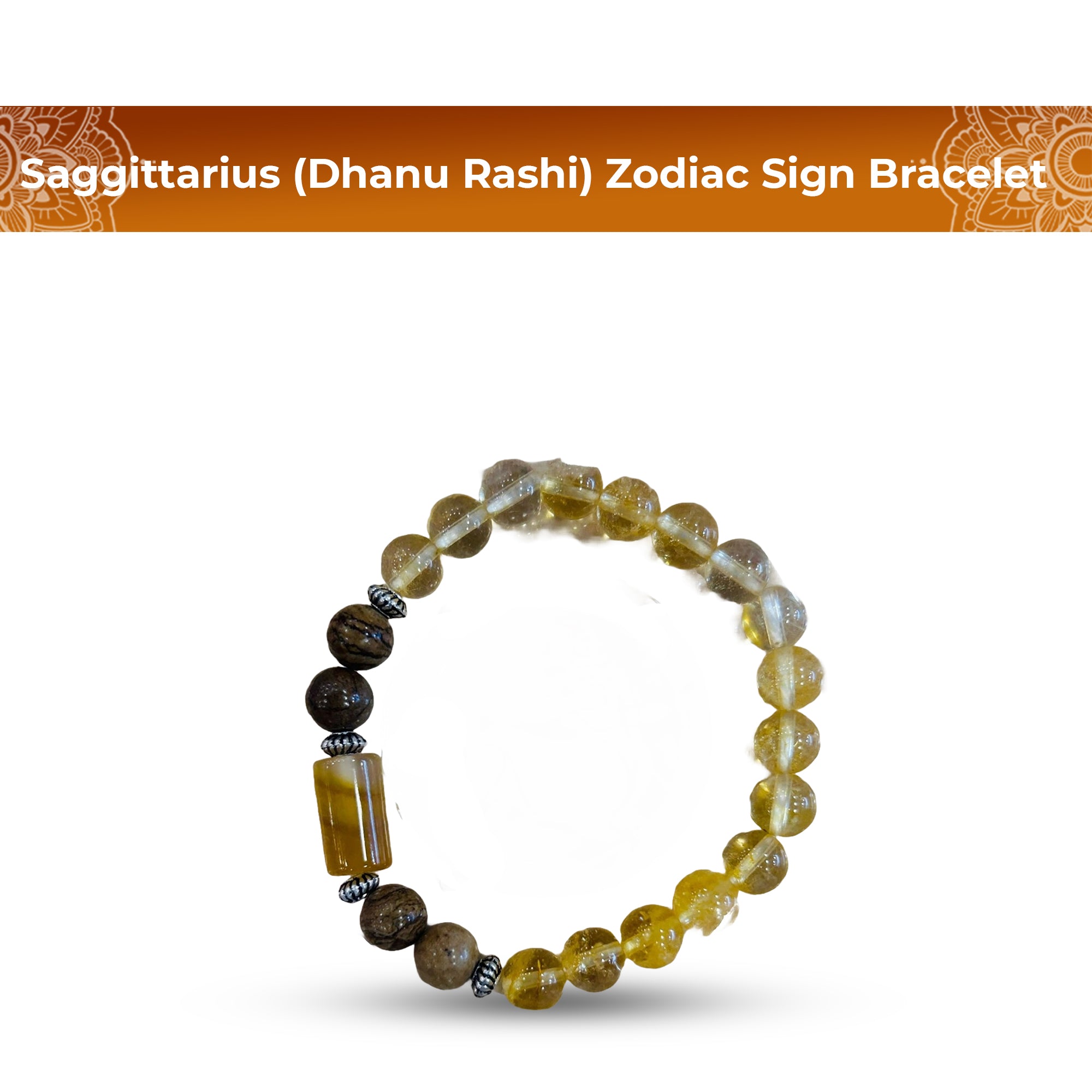 Saggittarius (Dhanu Rashi) Zodiac Sign Bracelet