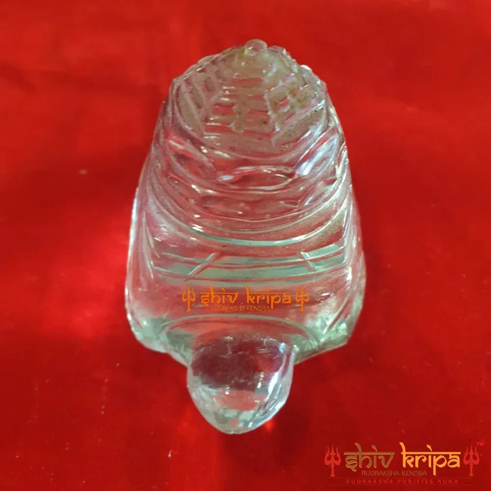 Crystal stone Shree Yantra on Tortoise fourty three gram