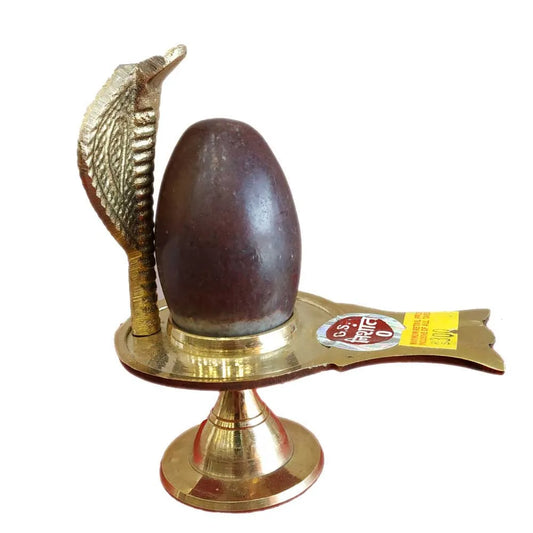 Narb-deshwar shivling with brass jalhari