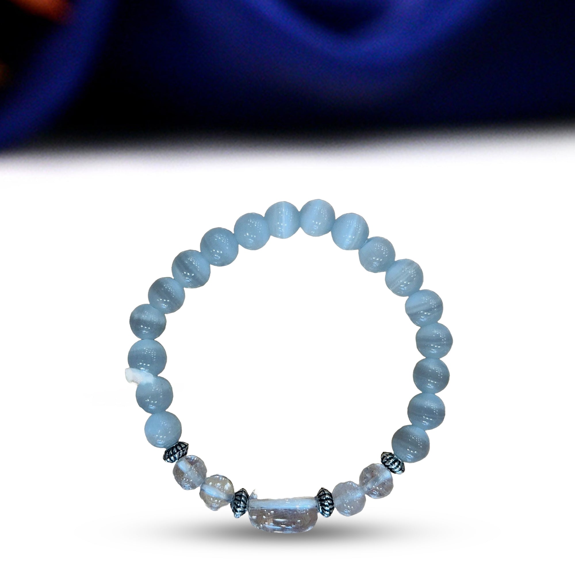 Sodalite Scorpion Zodiac(वृश्चिक राशि) BRACELET