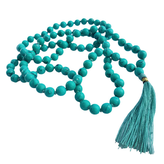 Turquoise Mala- Green Colour